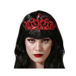 Tiara Rouge avec Paillettes et Design Victorien, Accessoire pour Déguisement Princesse Gothique, Reine Maléfique, Halloween et Carnaval Precio: 10.5. SKU: B1KCABJTSS