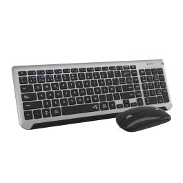 clavier et souris Subblim SUBKBC-DCEP20 Noir Gris Espagnol Qwerty QWERTY Precio: 32.4999996. SKU: B12P9XTA9R