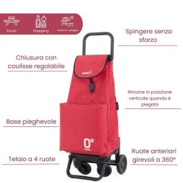 Panier à Courses Garmol 218TG360 TRA Rouge