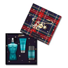 Jean Paul Gaultier Coffret Cadeau Le Male Eau de Toilette pour Homme - Vaporisateur 125 ml, Baume Après-Rasage 50 ml, Déodorant Stick 75 gr