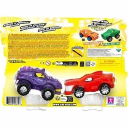 Figurine d'action Moose Toys GOO MOBILES - BLAZAGON VS TREADS SHREDZ Rouge