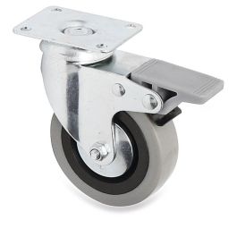 Q&Q Roue Pivotante Jade Plus Ø80mm Caoutchouc Avec Frein Plaque Anti-Cheveux Zinc Precio: 11.4999996. SKU: B16GFTN2Z3