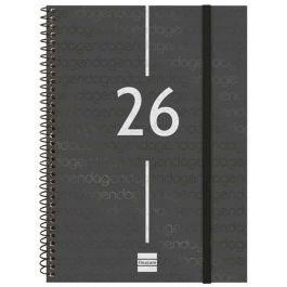 Agenda Finocam YEAR Noir A5 15,5 x 21,2 cm 2026