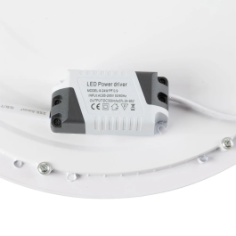 Plaque LED Circulaire 25W 2500Lm 3000-6000K CCT (Tonalité Lumière Réglable) 40 000H [HO-RDP16-25W-CCT]