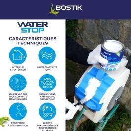 Bostik Membrane imperméabilisante Waterstop Réparation de fuites 1 kg Blanc AAAIB49960