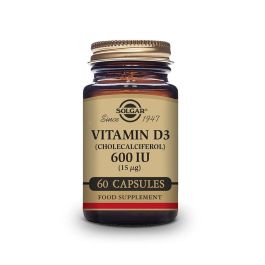 Vitamine D3 (cholécalciférol) Solgar 600 iu 60 Capsules