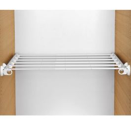 Servetto Pantalonero Extractible et Extensible, Tiroir à Pantalons avec Fermeture Amortie, Barres Extensibles 620-1000mm, Finition Transparente, Référence 1228.151