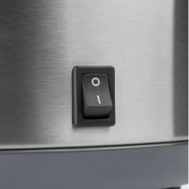 Sencor SRM 1550SS - Cuiseur à riz 1,5 L vapeur, maintien au chaud 6h, 500 W, acier inoxydable