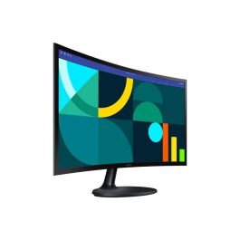 Samsung S24D362G - Écran PC gaming incurvé 24" Full HD, dalle VA, 100Hz, 4ms, ports HDMI et D-Sub - Noir