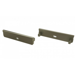 Bouchon de Fin de Profil Type SOLIS - Plastique - Gris