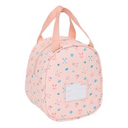 Sac glacière goûter Safta Jirafa Corail 19 x 22 x 14 cm