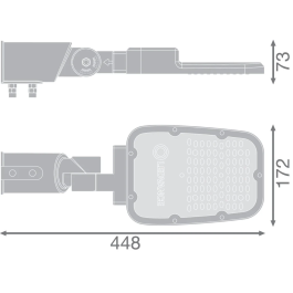 LEDVANCE AREA Lampe LED 45W 6075Lm 4000K IP66 58 x 160º LVE-4099854030390