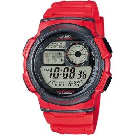 Montre Homme Casio WORLD TIME ILLUMINATOR Rouge (Ø 43 mm) Precio: 66.5000004. SKU: B1ETEXCK7Z