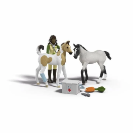 Schleich 42777 Figurine Sarah des Soins Vétérinaires avec Poulain Marwari et Poulain Paint Horse - Horse Club Precio: 40.608. SKU: B13PD6NP54