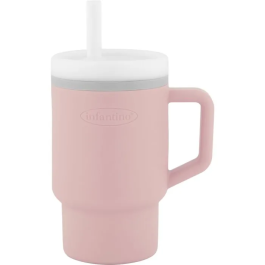 Infantino Ma Première Tasse en Silicone à Paille, 255 ml (25.5 cl) Anti-Fuite, pour Bébé et Tout-Petit, Lavable au Lave-Vaisselle - Modèle Pirouette Precio: 36.576. SKU: B185XEAYLE