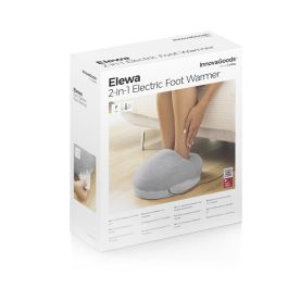 Pack Chauffe-pieds Électrique 2-en-1 et Couverture à Manches Sweat-shirt Oversize avec Polaire InnovaGoods