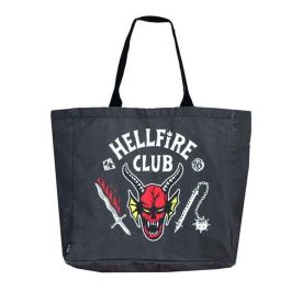 Sac à Achats Stranger Things Noir 48 x 43 x 17 cm