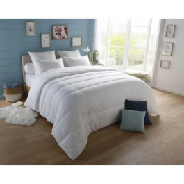 Dodo Pack Cálido Couette Antiacariens 220x240 cm + 2 Oreillers 60x60 cm Splendor Relleno Volupt'air 350gr/m² Blanco DOD3307419675599