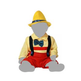 Costume Bébé Garçon 12-24 Mois Rouge avec Chapeau - Pantalon Court, Camiseta, Bretelles, Polyester