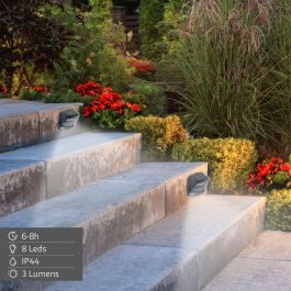 Lampe solaire Aktive 8,5 x 9 x 5,5 cm (6 Unités)