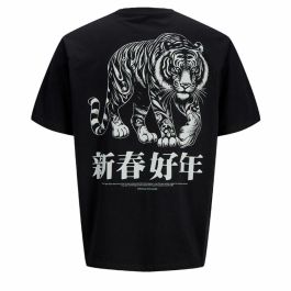 T-shirt à manches courtes homme Jack & Jones Jorsnake Noir