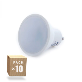 SKY Pack 10 Ampoules LED GU10 7W 520Lm 6000K 40.000H SKY-GU10-7W-CW-PK10-AP Precio: 11.4999996. SKU: B1EAPN3QB4