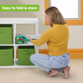 Bright Starts Tapis d'éveil pliable pour bébé BS17516 - Bleu jungle avec arche et jouets sensoriels