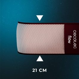 Matelas viscoélastique Cecotec Flow PureVital 1900 90x200 cm fermeté moyenne-haute 21 cm