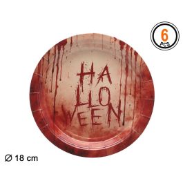 Marauder Halloween - Assiettes en carton à effet taches de sang, 18 cm, lot de 6 pièces pour décoration de fête effrayante Precio: 9.9500004. SKU: B18JWGQH6L