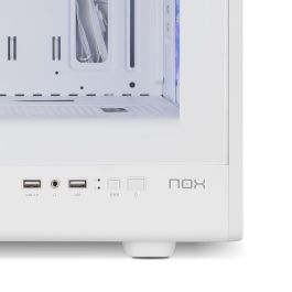 Boîtier ATX semi-tour Nox-Xtreme NXINFTYIOTAWH Blanc