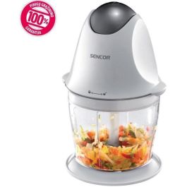 Sencor Hachoir SHB 4310 - 300 W, Bol 650 ml en Plastique, Lame en Acier Inoxydable, Antidérapant, Pour Fruits, Légumes, Viande