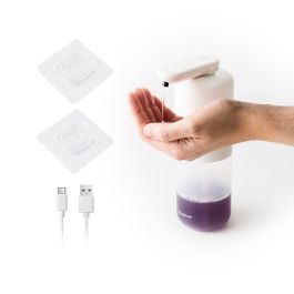 Pack Distributeur de Dentifrice avec Porte Brosse à Dents et Distributeur Automatique Rechargeable de Savon Liquide InnovaGoods