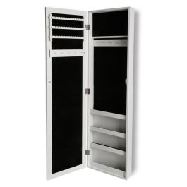 Miroir mural Versa Blanc Bois MDF Minimaliste 10 x 120 x 30 cm