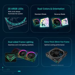 Ventillateur de cabine Asus 90DA00I0-B09020 Ø 12 cm (3 Unités)