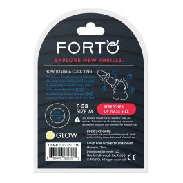 Anneau Pénis Forto Blanc M Ø 21 mm