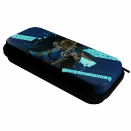 PDP Link Coque de protection compatible Nintendo Switch avec support intégré, lumineux