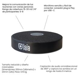 Microphone Laia BHM Noir