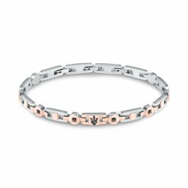 Bracelet Homme Maserati Acier inoxydable 21,5 cm Argenté