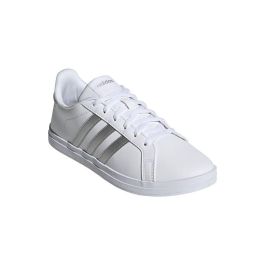 Chaussures de Running pour Adultes Adidas Courtpoint W Blanc