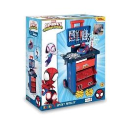 Smoby SMOB360214 Spidey Chariot de Bricolage