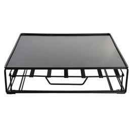 Organisateur de capsules de café DKD Home Decor 28,7 x 32 x 7 cm Noir Métal