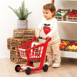 Ecoiffier Chariot de supermarché complet avec 11 accessoires - ECO3280250012252 - À partir de 18 mois