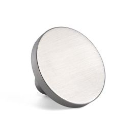 Viefe Pomo Zamak Modelo Como Niquel Cepillado Ø41mm