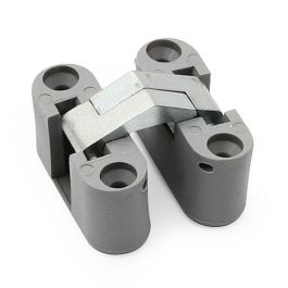 HERRAJES ALK Bisagra de Mesa Invisible Kapa, Finition Grise