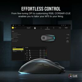 Corsair Souris Gaming M75 RGB Filaire Ambidextre Noire