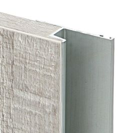 HERRAJES ALK Profil Tirador Aluminio Calas 50A 2,60 Efecto Inox (Set de 3)