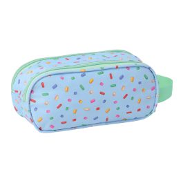 Trousse Fourre-Tout Double Bluey Bleu 21 x 8 x 6 cm