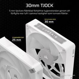 Corsair CO-9051039-WW Kit de démarrage Ventilateur iCUE LINK RX140 RGB Max White