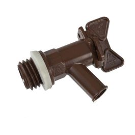 Nature Collecteur d'eau forme baril PE rotomoulé 50 Litres Accessoires Inclus