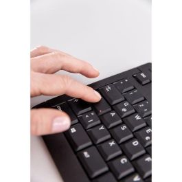 Cherry Stream Keyboard Wireless Clavier sans fil 2,4 GHz Noir